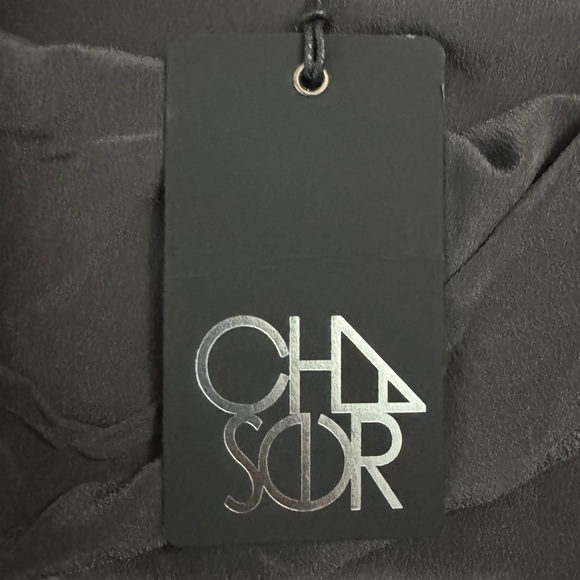 Chaser Faded Black Off The Shoulder Ruffle Detail Faded Black Retro Top Medium M - Picture 4 of 16